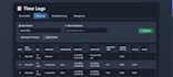 provide employee time tracker frontend zip source code