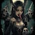 create dark fantasy and gothic character illustrations