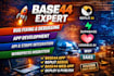 build base44 web app fix base44 bug deploy base44 app expert glide VA lovable ai