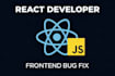 fix bugs in your react js or javascript web application