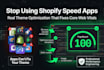 perform a real shopify speed optimization and fix core web vitals