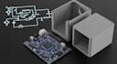 do pcb design and schematic circuit, pcb enclosure, pcb casing for 3d printing