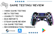 test your mobile game give honest feedback, report bugs