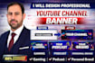 design professional youtube channel banner
