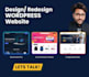 build wordpress website, custom wordpress website, business website development