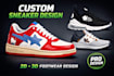 custom and redesign your shoes sneakers design