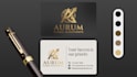 design a professional and clean business card