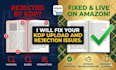 fix amazon kdp upload and rejected ebook or paperback