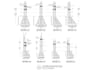 2d working plan, location plan, excavation plan, foundation, sectional elevation