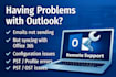 fix outlook email problems and configuration issues