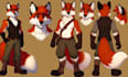 do a custom furry art commission and detailed furry reference sheet