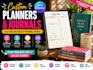 design canva editable digital planners, self care and wellness planners