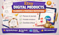 design profitable etsy digital products, planners, and printable invitations