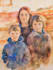 create a watercolor family portrait