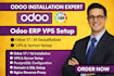 install, configure odoo 17, 16 erp on your vps or server with domain and SSL