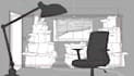 create a stylised 2d background