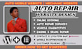 auto repair website, mechanic website design, auto service website
