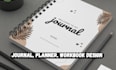 do journal design, workbook design, digital planner, prayer journal, kdp journal