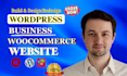 design redesign, develop, optimize wordpress website, wocommerce german website,
