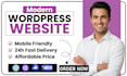design redesign modern, luxury wordpress website or debug wordpress bug, errors