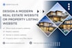 design italian uk real estate website landing page website framer figma ui ux