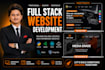 create a professional business website for company startup and brand
