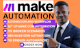 create,fix make automation, made com dubsado make com automation