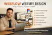 build design webflow website convert figma to webflow and redesign webflow