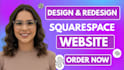 do squarespace business website design and squarespace website redesign