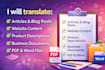 provide professional english arabic persian translation