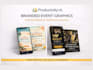 design branded promotional graphics for your campaign