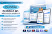 develop bubble io website, bubble mvp, bubble app,adalo bubble web app saas mvp