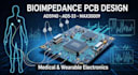 design bioimpedance measurement pcb using ad5940 ad5933 or max30009
