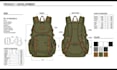 design handbag, backpack, luggage and create professional bag tech pack