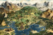 create 2d map illustration map design vector fantasy board