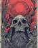 draw dark fantasy horror  print on merch or card