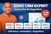 setup zoho CRM zoho one zoho email campaigns zoho automation zoho landing page