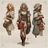draw fantasy character and dnd character illustration