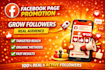 promote your faacebook page grow followers