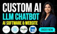 create ai websites, software and llm chatbots as vibe coder