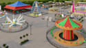 revitalize modern amusement park,visualize public playground,landscape rendering