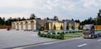 optimize your warehouse layout to maximize storage capacity,factory rendering,3d