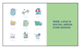 do professional unique icon design illustrations