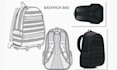 sketch bag tech pack, tech packs designs for bags, backpack design, tote bag