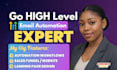 setup gohighlevel sales funnel, automation workflows, go highlevel website