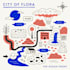do unique hand drawn map vector illustration