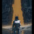 draw professional sci fi bounty hunter character