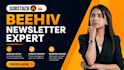 organically promote substack article ,substack newsletter and beehiv newsletter