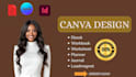design canva journal, canva planner, worksheet, canva lead magnet workbook