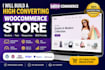 build a professional woocommerce website or online store